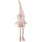 Northlight; 32" White & Pink Sitting Easter Bunny Gnome Figure; Category:Spring Tabletop Decor; Image:2